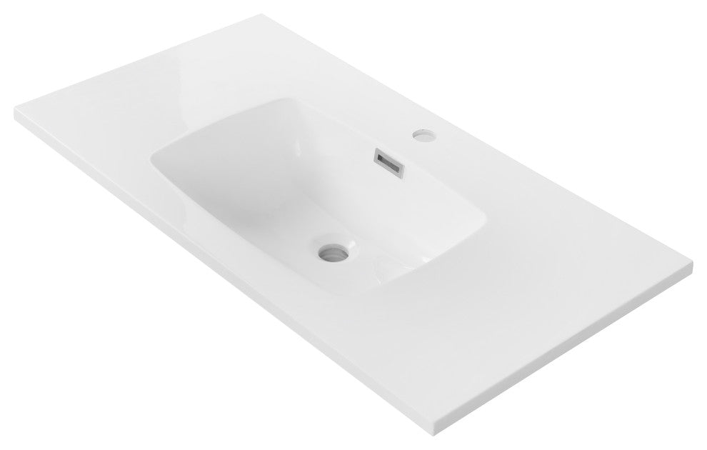 35" Solid Surface Resin Streamline K-1708-35 Vanity Top