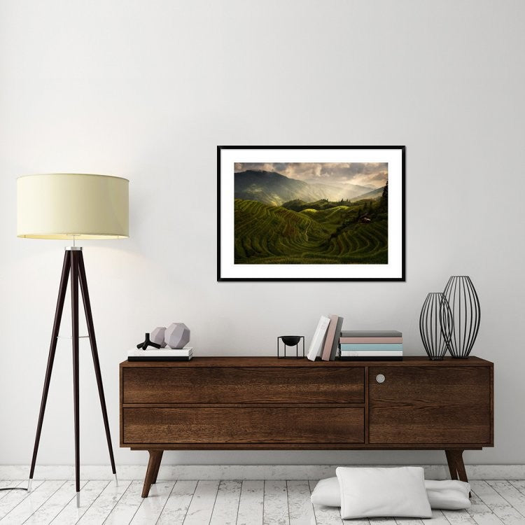 "A Tuscan Feel In China" Framed Digital Print by Max Witjes, 44x32"