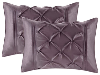 Madison Park Essentials Joella 24 Piece Room, a Bag, Plum