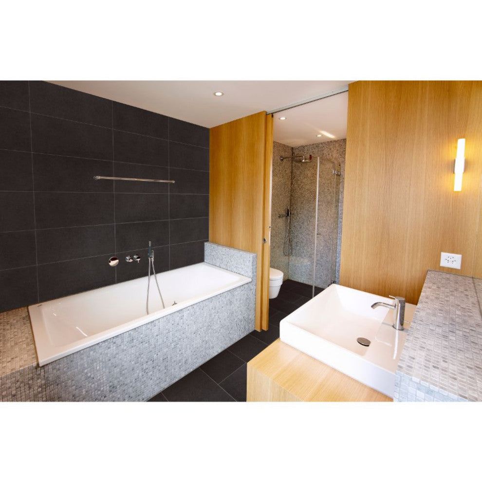 Dimensions Graphite 12X24 Matte Porcelain Tile, 112 Sft