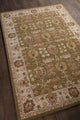 Adonia Traditional Area Rug, Green, 7'9"x10'6" Rectangle