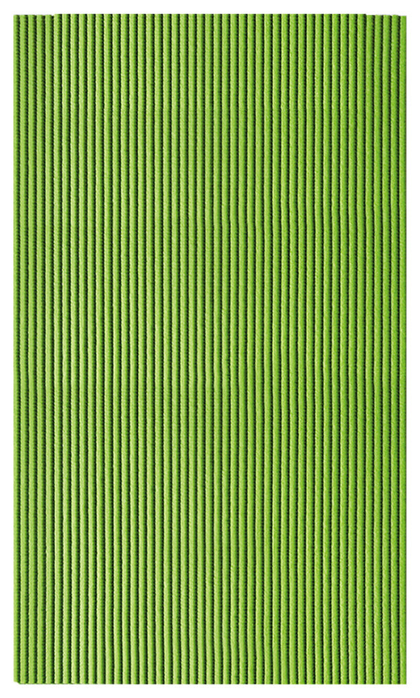 Plain PVC Bathroom Mat, Green, 26" x 31", Covers 5.5 sq ft