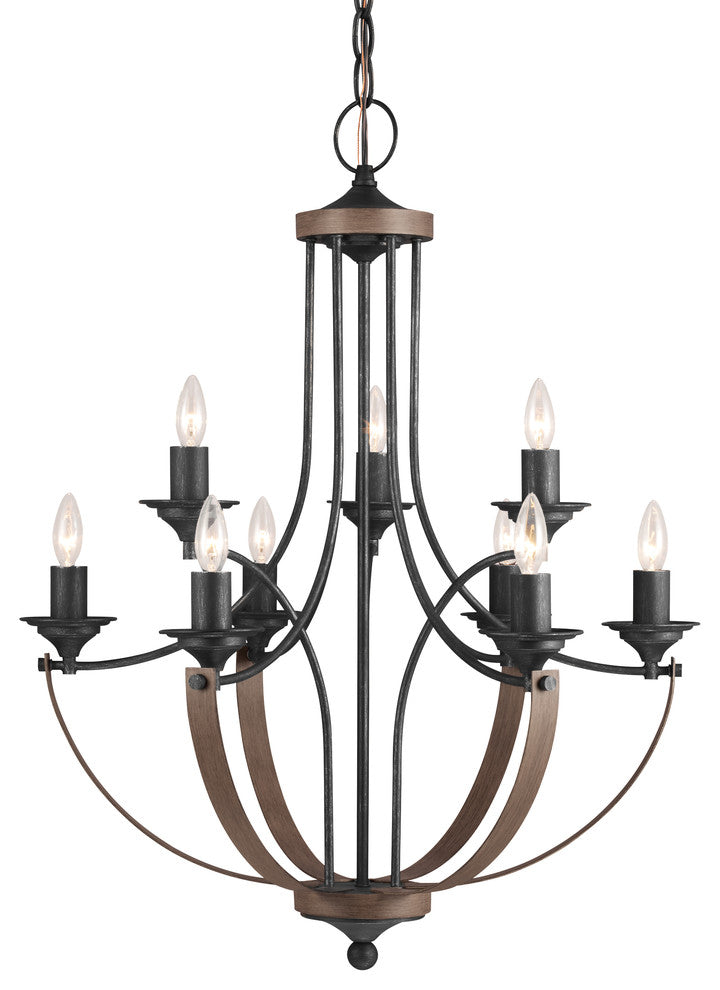 Generation Lighting Lighting 9-Light Chandelier