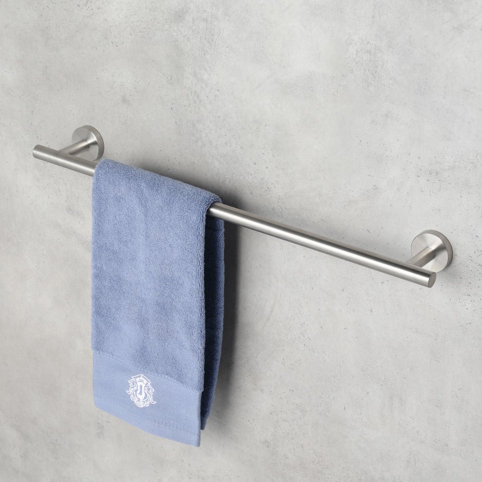 Elizabeth 24 in. Wall Mounted Towel Bar in Satin Nickel