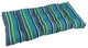 42"X19" Squared Patterned Spun Polyester Tufted Loveseat Cushion, Pike Azure