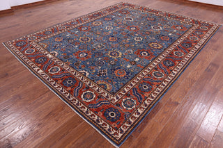 Persian Fine Serapi Hand-Knotted Wool Rug 9' 2" X 11' 9" - Q9941