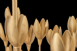 Hinkley 60" Flora Ten Light Linear Chandelier, Burnished Gold