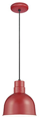 Millennium RDBC10-SR One Light Pendant, Satin Red Finish