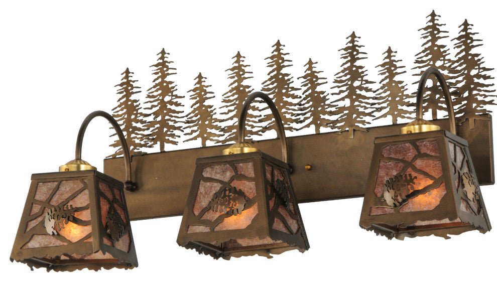 28L Spruce Pine 3 LT Vanity Light