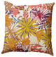 Jumble Floral Accent Pillow, Mustard, 26"x26"