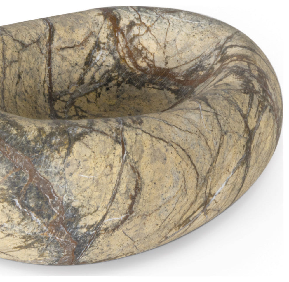 Lagoon Marble Bowl, Brown