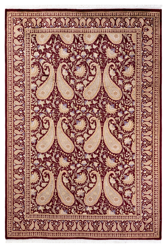 MOGUL, Hand Knotted Area Rug 9' 1" X 6' 2"
