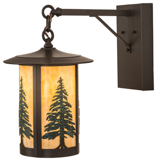 10 Wide Fulton Tall Pines Hanging Wall Sconce