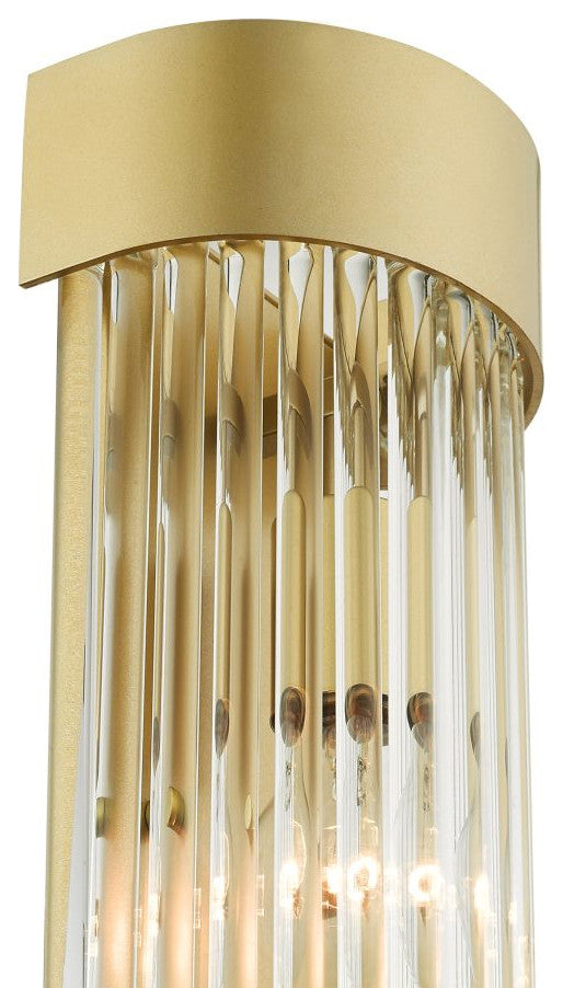 Livex Norwich 1 Light 16" Tall Wall Sconce, Soft Gold