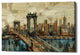Epic Graffiti "New York View" by Silvia Vassileva, Giclee Canvas Art, 40"x60"