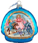 Hand Painted Nutcracker Rainbow Glass Scenic Ornament