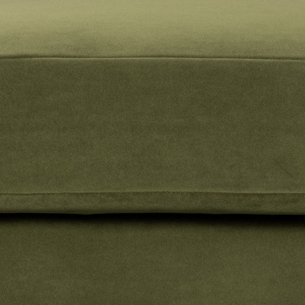 Missy Club Chair, Green Velvet