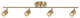 Vidalite Shura, Linear, 4 Head Track Light, Brass