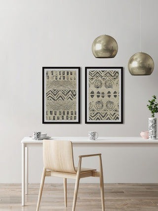 Golden Patterns Diptych, 40"x30"