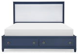 Summerland Complete Upholstered Bed With Storage, Queen