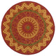 Southwestern Medallion Area Rug, 4' Round
