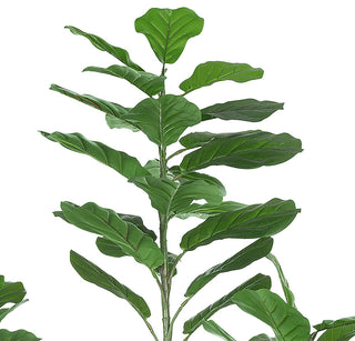 82.68'' Artificial Fiddle Leaf Fig Plant, Pot, Set of 2