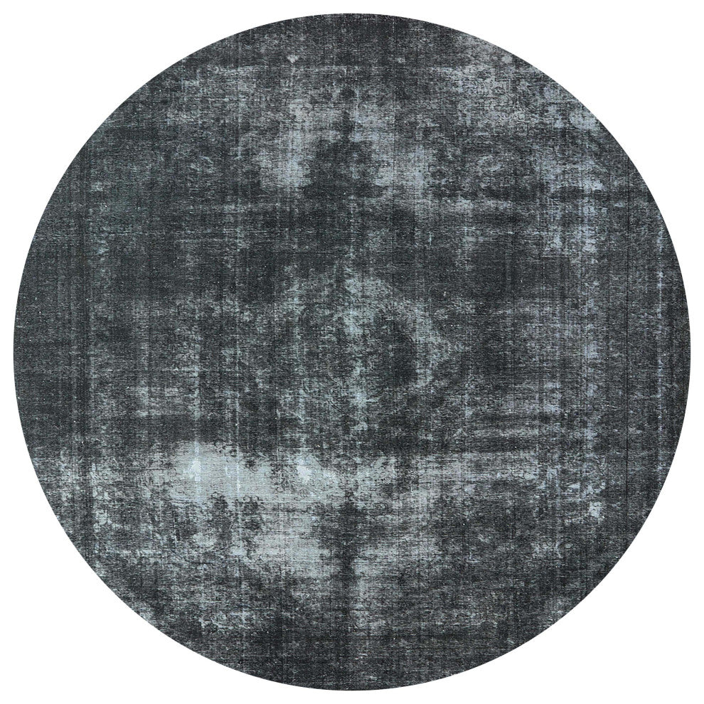 Ahgly Company Indoor Round Mid-Century Modern Area Rugs, 5' Round