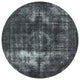 Ahgly Company Indoor Round Mid-Century Modern Area Rugs, 5' Round