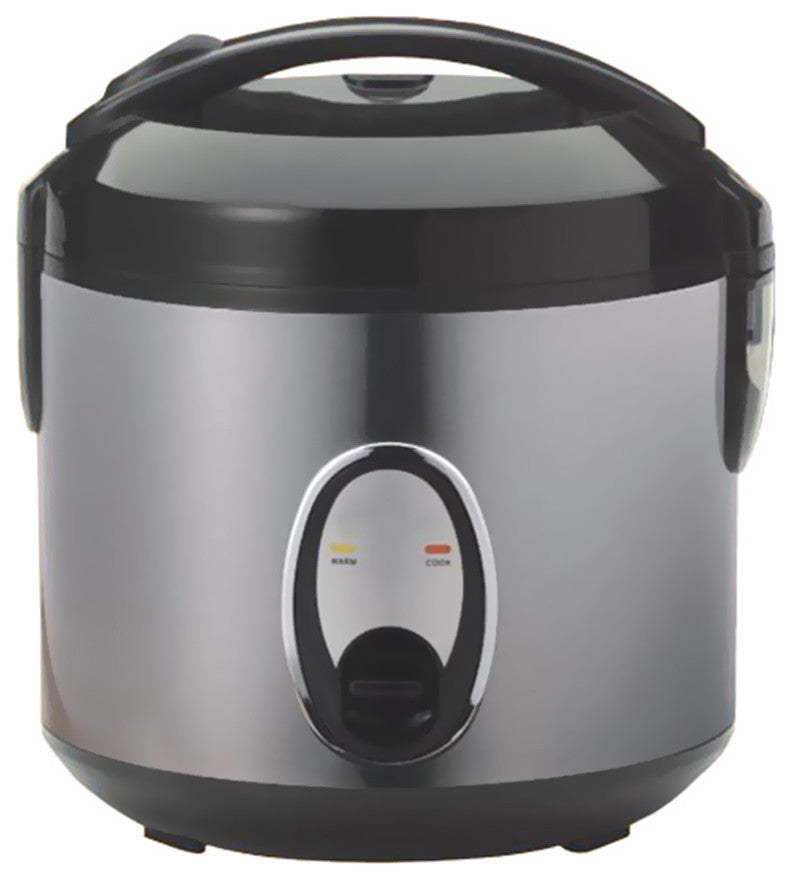 Rice Cooker With Stainless Body, 6-Cup