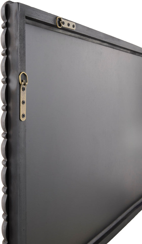 Galey Alix x Livabliss Karling Blair GAKB-1000 Accent Mirror, Antiqued Black, 37"h X 24"w X 2"d