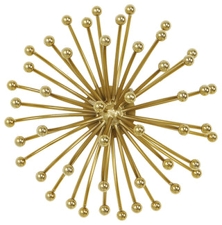 Uttermost Aga Gold Metal Wall Decor, 3-Piece Set