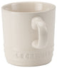 Le Creuset Stoneware Espresso Mug, 100 ml, Almond