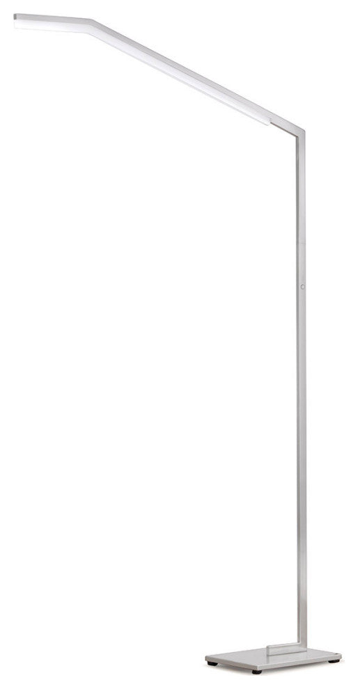 HOMEGLAM Transit 78"H Linear Dimmable LED Floor Lamp, Brushed Nickel