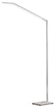 HOMEGLAM Transit 78"H Linear Dimmable LED Floor Lamp, Brushed Nickel