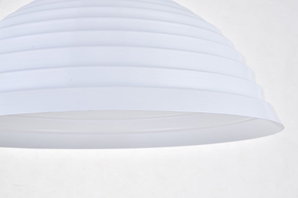 Courtney 1-Light White Pendant