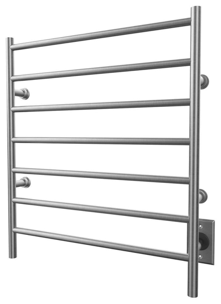 ICO Bath Linear Hardwired Electric Towel Warmer - Round Bar