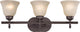 Santa Fe 3-Light Bath Bar, Oil-Rubbed Bronze