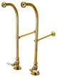 Kingston Brass Rigid Freestand Supplies With Stops, Polished Brass