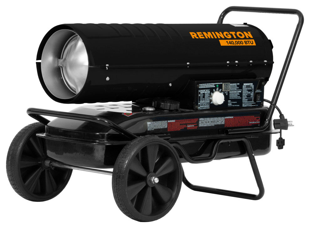 Remington 140,000 BTU Kerosene Forced Air Heater With Thermostat
