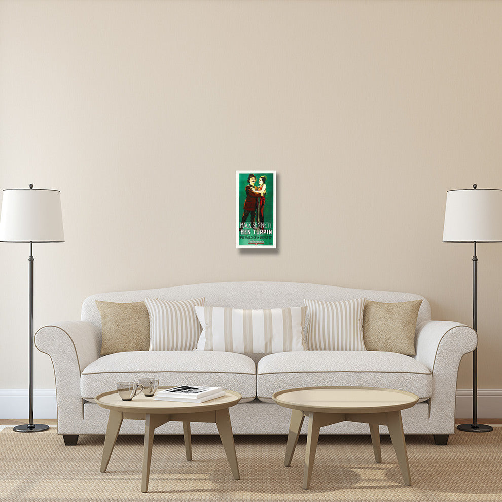 "Pitfalls" Stretched Canvas Giclee by Hollywood Photo Archive, 12x24"