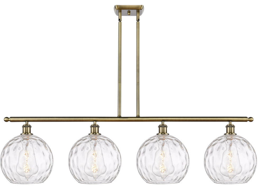 Innovations 516-4I-AB-G1215-10-LED 4 Light Island Light, Antique Brass