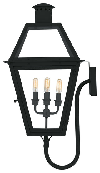 Quoizel RO8414 Rue De Royal 4 Light 30" Tall Outdoor Wall Sconce - Earth Black