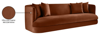 Alder Upholstered Chair, Cognac, Velvet, Sofa