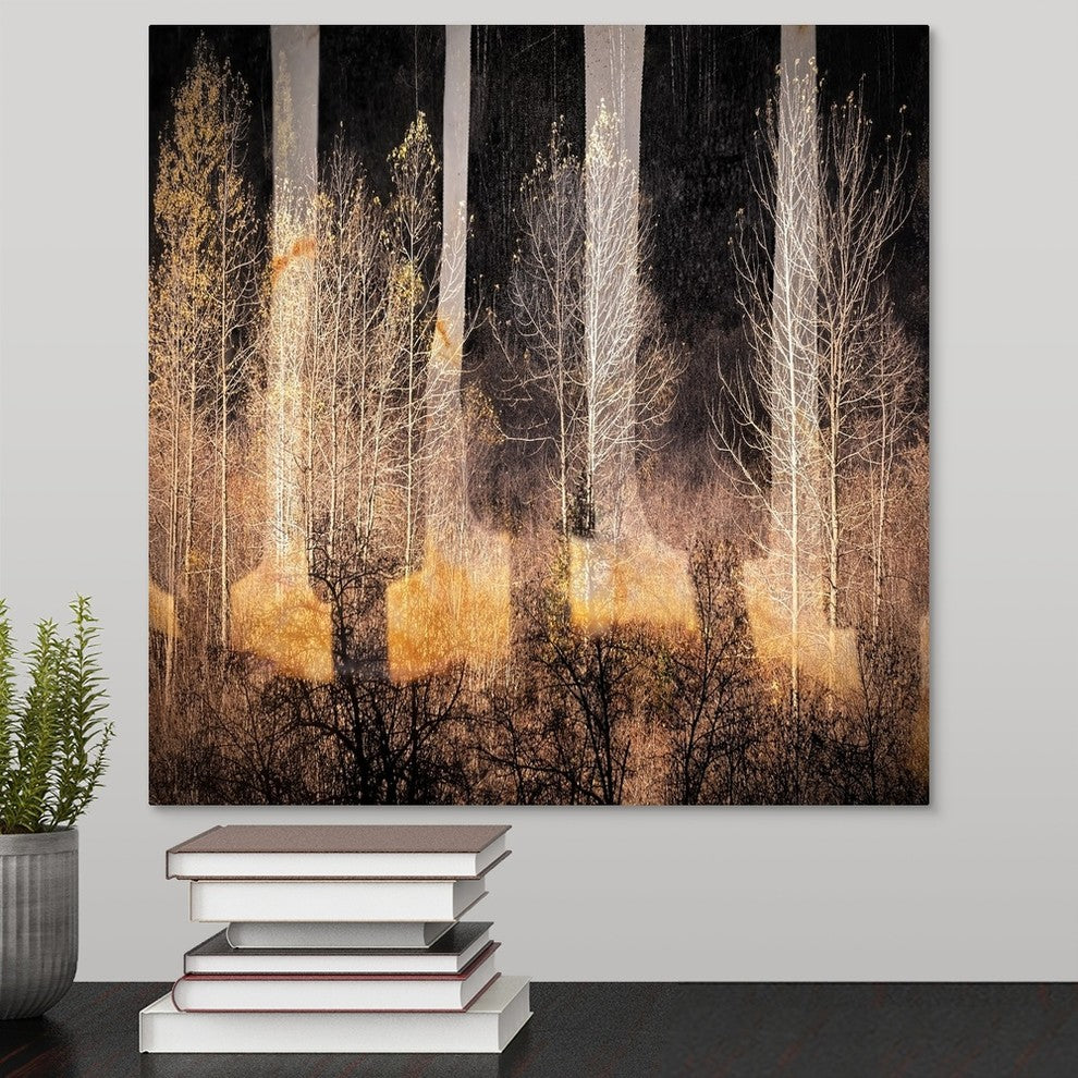 "Fall Song" Wrapped Canvas Art Print, 16"x16"x1.5"