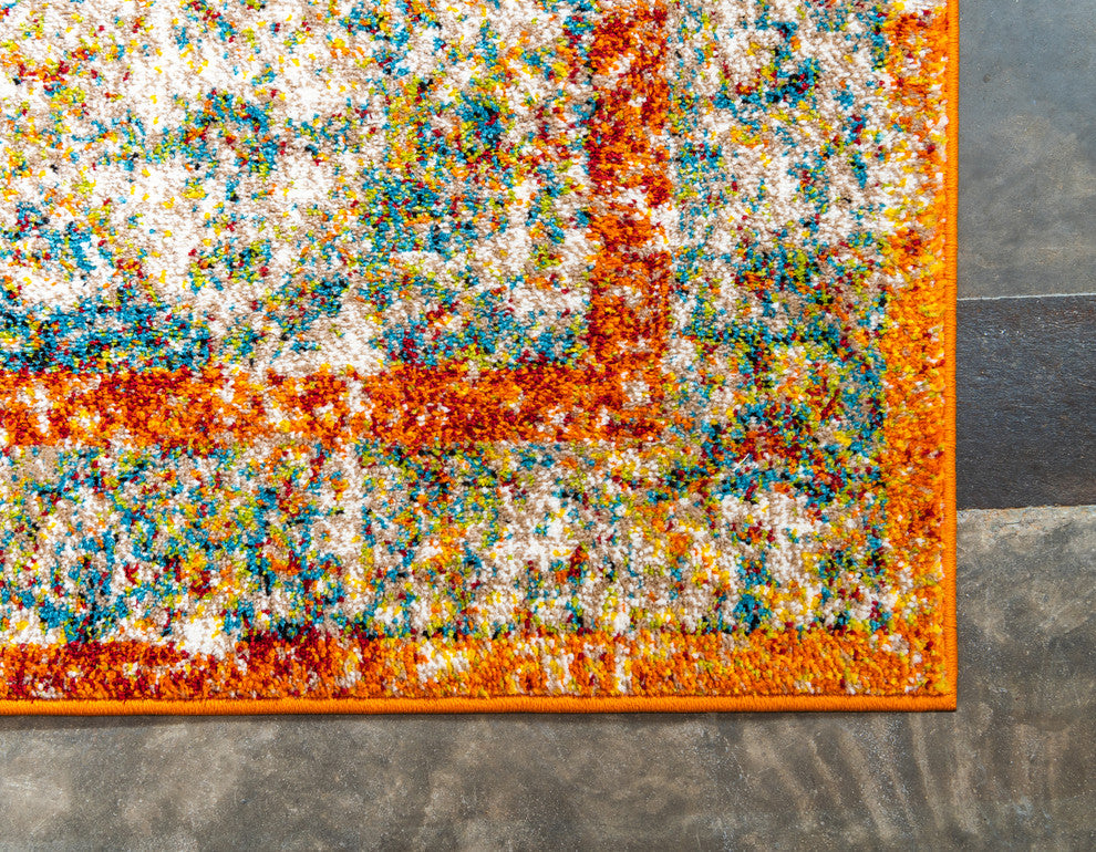 Unique Loom Beige Gabrieli Rosso 5' 0 x 8' 0 Area Rug