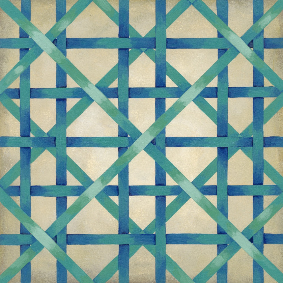 "Woven Symmetry I" Fine Art Giant Canvas Print, 72"x72"