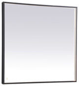 Modern Black Led Mirror