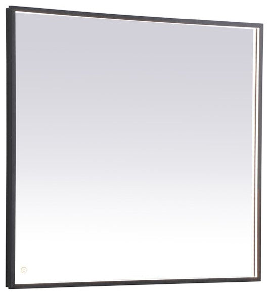 Modern Black Led Mirror