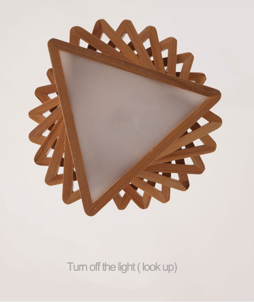 MIRODEMIÂ® Roquesteron | Modern Retro Wooden Pendant Lighting