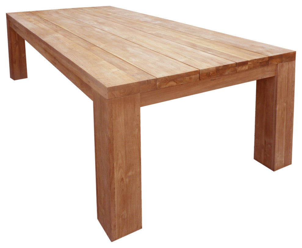 Recycled Teak Wood Marbella Dining, 102"
